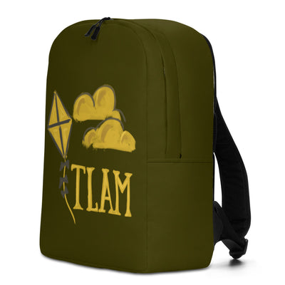Kappa Alpha Theta TLAM Black Backpack showing side of bag