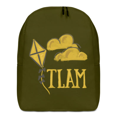 Kappa Alpha Theta TLAM Black Backpack showing hand-drawn Theta design