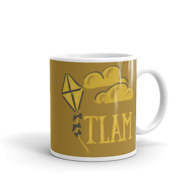 Kappa Alpha Theta TLAM Gold Glossy Mug in 11 oz size