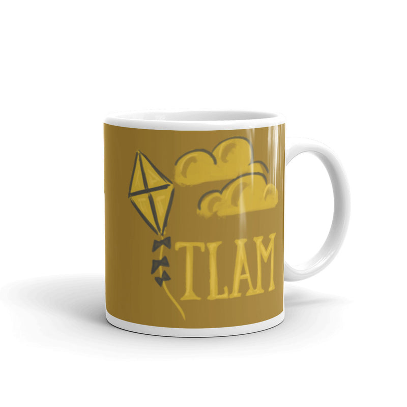 Kappa Alpha Theta TLAM Gold Glossy Mug in 11 oz size