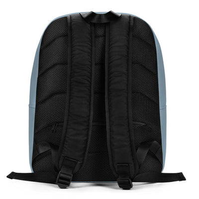 Kappa Kappa Gamma Dream Boldly. Live Fully. Blue Backpack showing back of bag and straps.