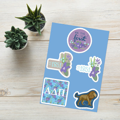 Our Alpha Delta Pi sorority stickers are the perfect way to take your ADPi sisters with you wherever you go! Our artist-designed sorority stickers are perfect for your Big or Little, and make a fun gift on Bid Day, Initiation, or for holidays and birthdays.