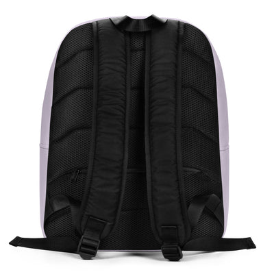 Sigma Kappa Dove Mascot Lavender Backpack showing back of bag