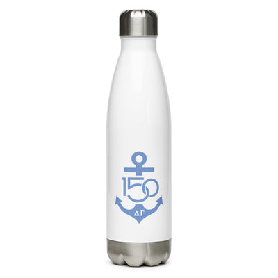 Delta Gamma 150th Anniversary Stainless Steel Water Bottle, Splash Blue