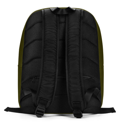 Kappa Alpha Theta TLAM Black Backpack showing back of bag and bag straps
