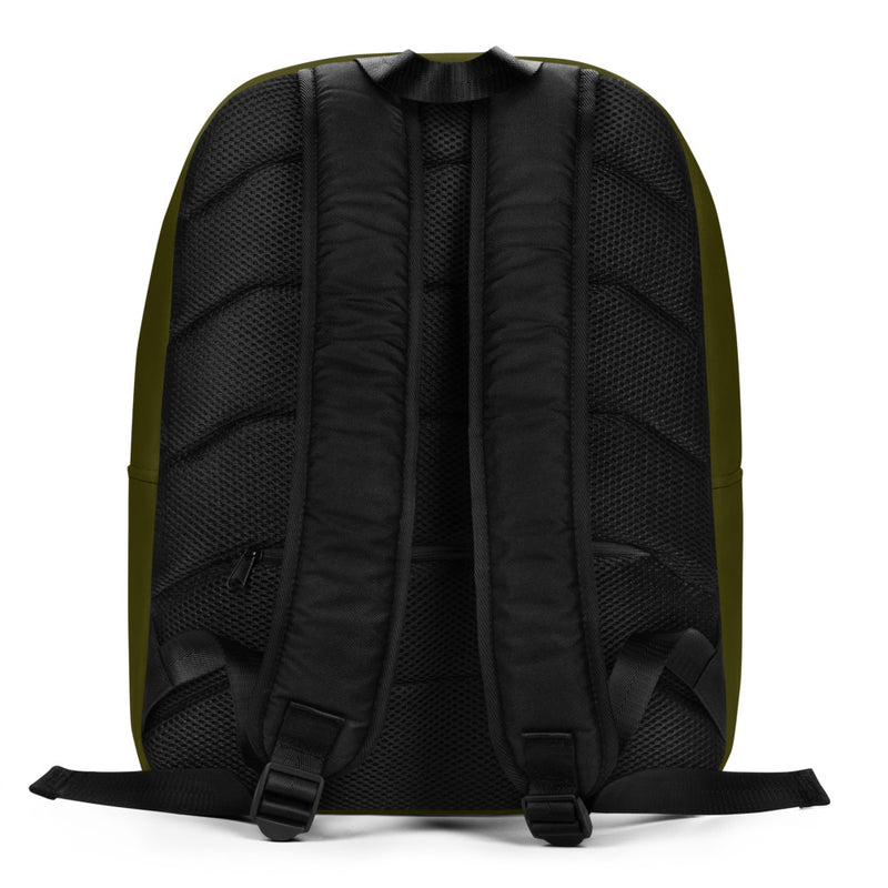 Kappa Alpha Theta TLAM Black Backpack showing back of bag and bag straps