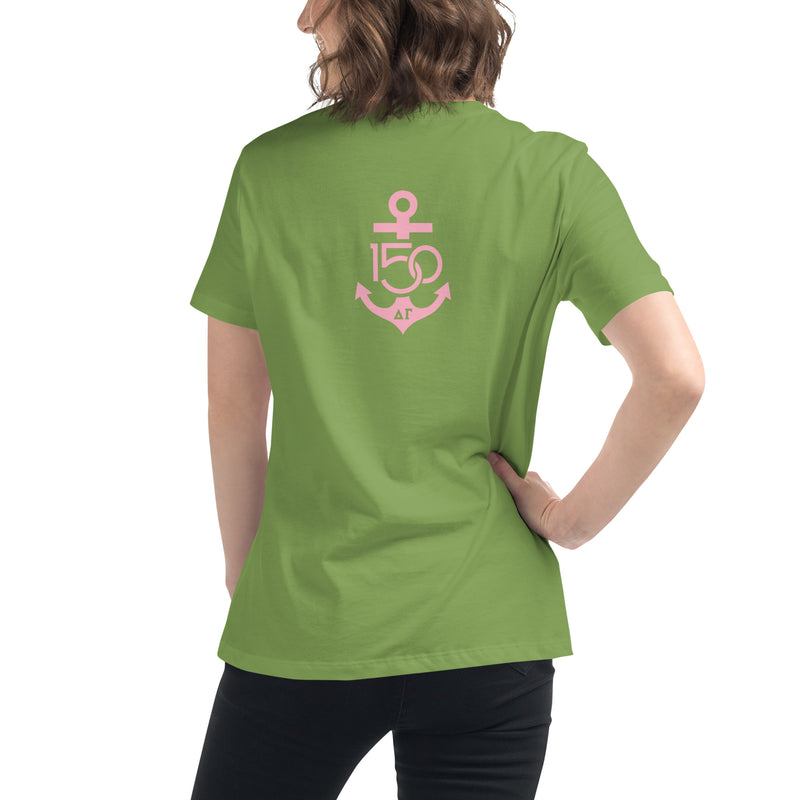 Back of Delta Gamma 150th Anniversary Women&